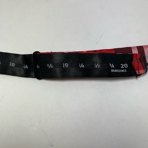 Lot of 2 bow ties adjustable plaid and polka dot - Picture 3 of 7